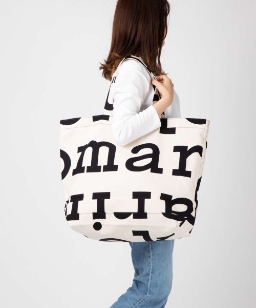 Marimekko(マリメッコ)/マリメッコ Marimekko 090591 トートバッグ アーケラ ロゴ ラージ レディース バック エコバッグ 手提げ 鞄 AHKERA LOGO BAG /img06