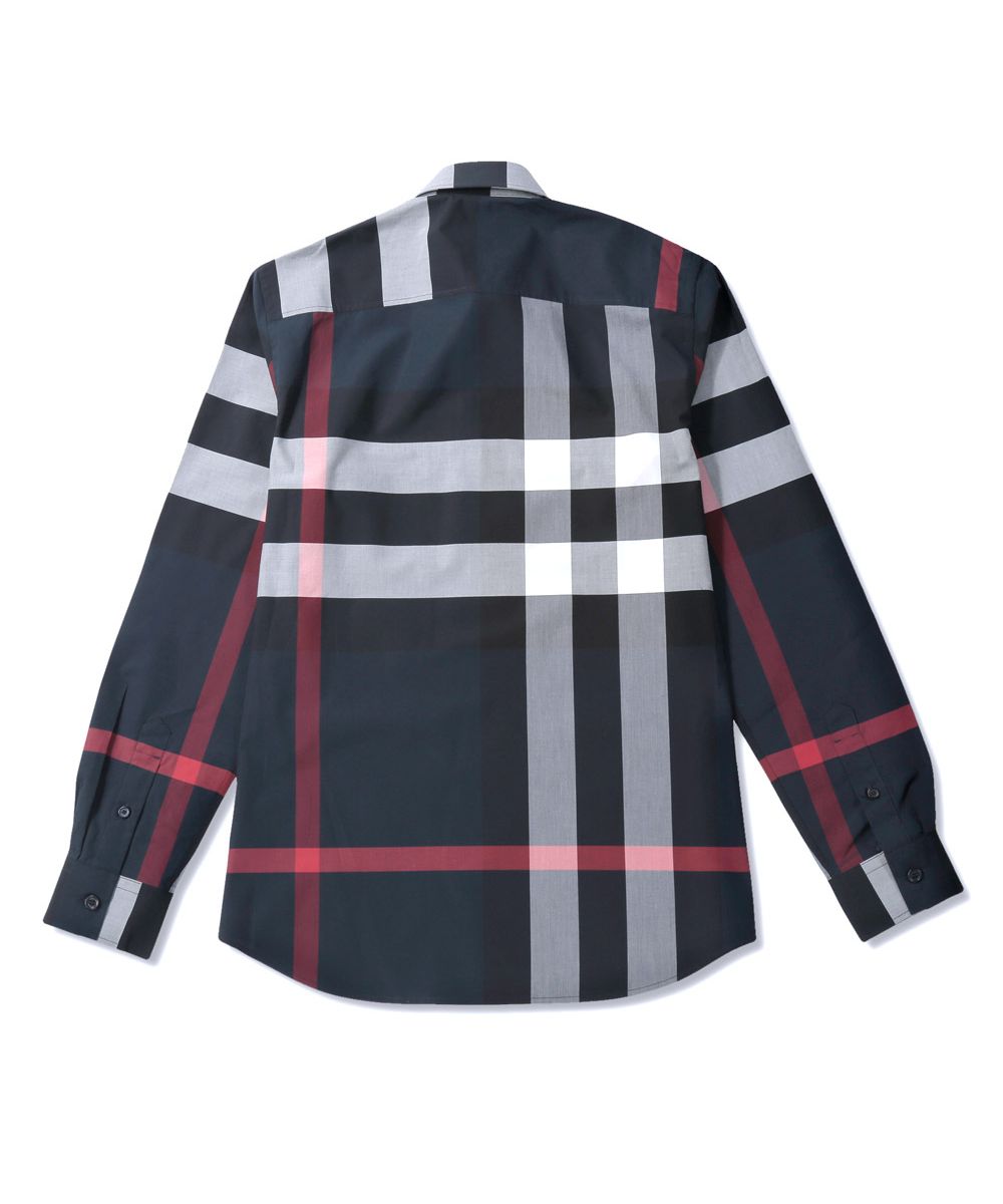 セール】バーバリー BURBERRY シャツ メンズ チェック ストレッチ