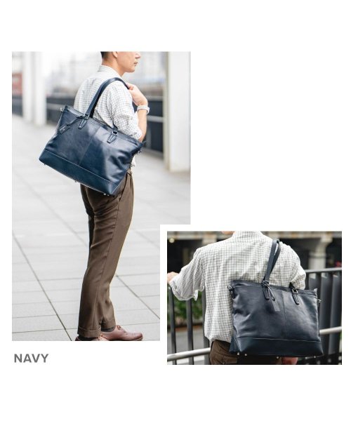 GUIONNET(GUIONNET)/GUIONNET トートバッグ PG007 2WAY LEATHER TOTE BAG ギオネ レザー ビジネストート/img17