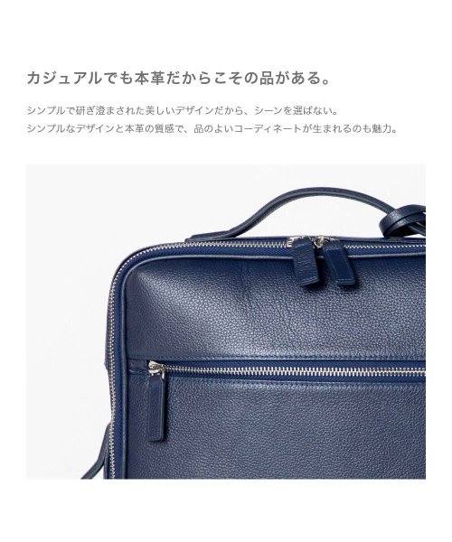 GUIONNET(GUIONNET)/GUIONNET バックパック PG008 2WAY SHRINK LEATHER BACKPACK ギオネ 3way シュリンクレザー メンズ レディース  /img04