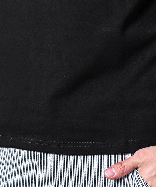 LUXSTYLE(ラグスタイル)/RUMSODA(ラムソーダ)箔プリントクルーネック半袖Tシャツ/Tシャツ メンズ 半袖 ロゴ プリント クマ テディベア 箔プリント 金 銀/img08