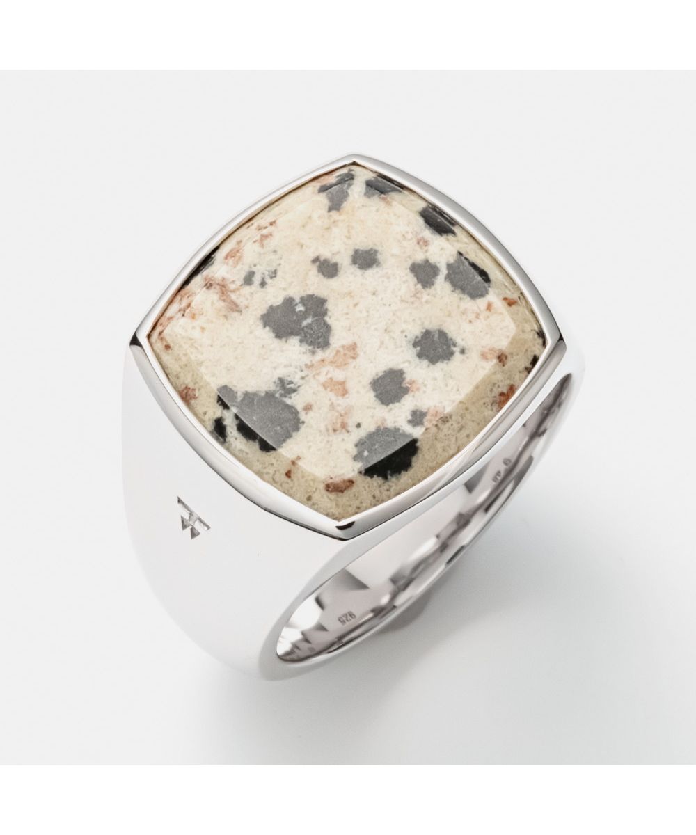 （美品）tomwood zebra cushion ring 日本規格17号位 美品）tomwood zebra cushion ring 日本規格17号位