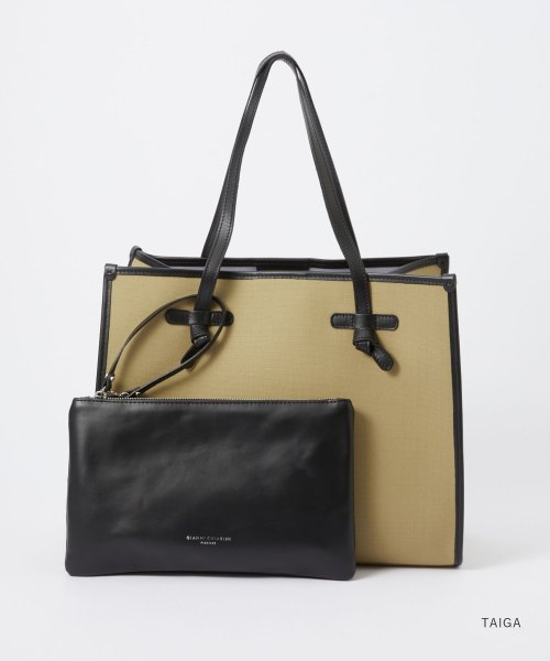 ジャンニキアリーニ GIANNI CHIARINI マルチェッラ Mサイズ トートバッグ MARCELLA レディース BS6850 ジャンニキャリーニ ハンド CORDA マルチェッラ ジャンニ MILITARE また