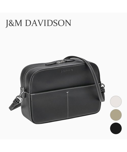 J&M DAVIDSON(ジェイアンドエム　デヴィッドソン)/ジェイアンドエムデヴィッドソン J&M DAVIDSON ショルダーバッグ レディース バック ぺブル レザー 本革 PEBBLE ミニマル クロスボディ おし/img01