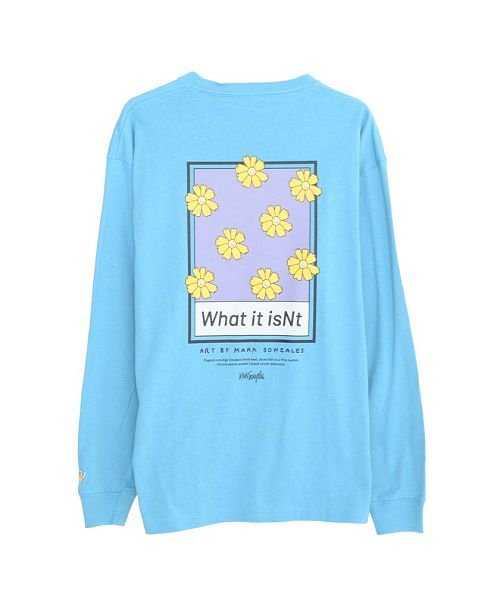 Mark Gonzales(マークゴンザレス)/What it isnt by MARK GONZALES フラワーフレームL/S TEE　ロンティー/img21