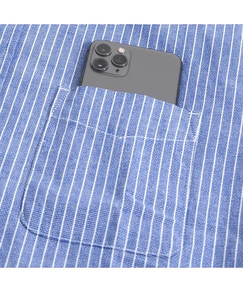 CavariA(キャバリア)/パナマホリゾンタルカラー7分袖シャツ　カジュアルシャツ/img13