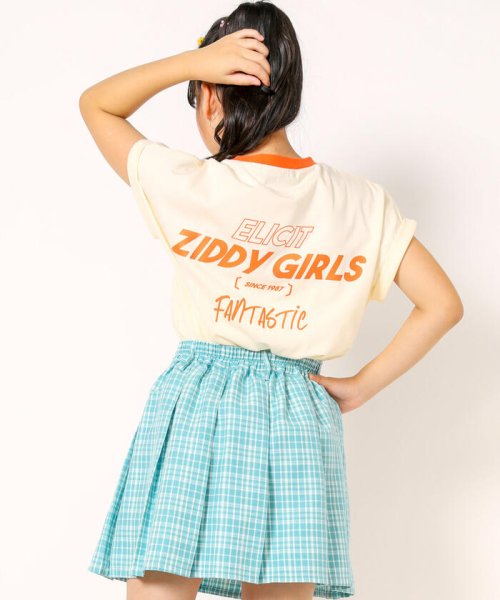 ZIDDY(ジディー)/バックロゴBIGリンガーTシャツ(130~160cm)/img04