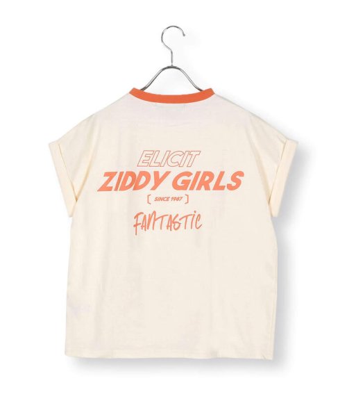 ZIDDY(ジディー)/バックロゴBIGリンガーTシャツ(130~160cm)/img06