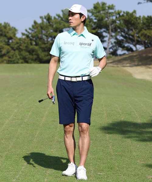 le coq sportif GOLF (ルコックスポルティフ（ゴルフ）)/EXcDRYロゴ半袖シャツ (吸汗速乾/UV CUT(UPF15)/高速ドライ/EXcDRY D－Tec（エクシードライ　ディーテック【アウトレット】/img16