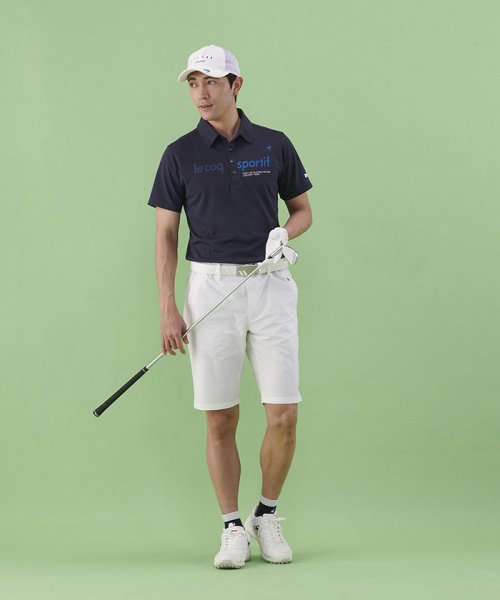 le coq sportif GOLF (ルコックスポルティフ（ゴルフ）)/EXcDRYロゴ半袖シャツ (吸汗速乾/UV CUT(UPF15)/高速ドライ/EXcDRY D－Tec（エクシードライ　ディーテック【アウトレット】/img18