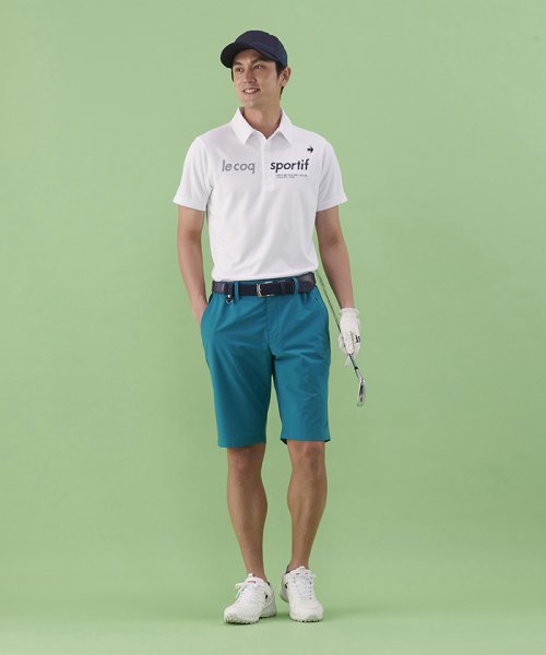 le coq sportif GOLF (ルコックスポルティフ（ゴルフ）)/EXcDRYロゴ半袖シャツ (吸汗速乾/UV CUT(UPF15)/高速ドライ/EXcDRY D－Tec（エクシードライ　ディーテック【アウトレット】/img19