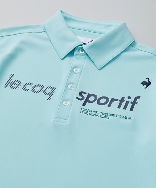 le coq sportif GOLF (ルコックスポルティフ（ゴルフ）)/EXcDRYロゴ半袖シャツ (吸汗速乾/UV CUT(UPF15)/高速ドライ/EXcDRY D－Tec（エクシードライ　ディーテック【アウトレット】/img20
