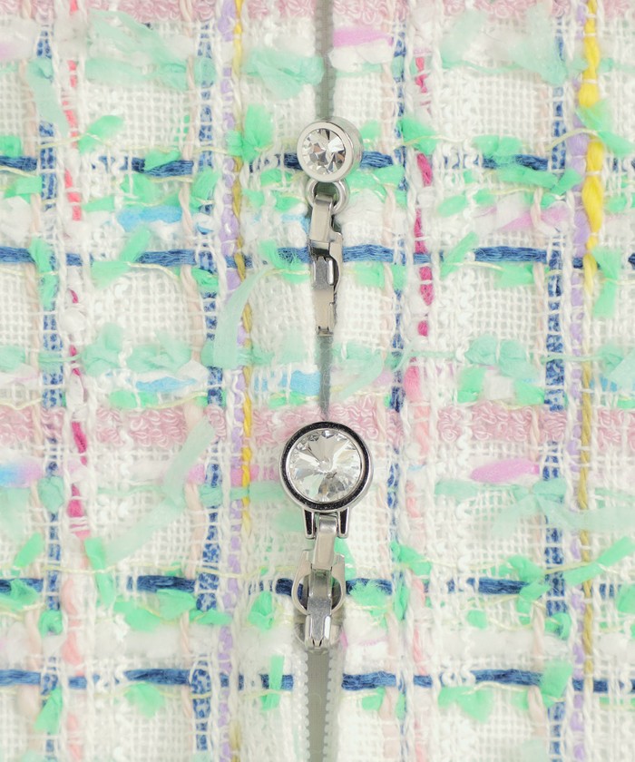 TO BE CHIC カラーファンシーツイード　ワンピース カラーファンシーツイード ワンピース（W5J04124＿＿