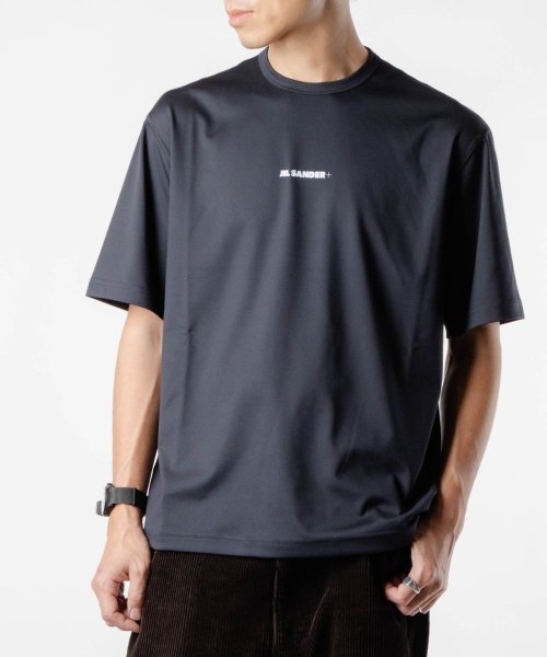 Jil Sander(ジル・サンダー)/ジルサンダー プラス Tシャツ メンズ JIL SANDER+ J47GC0023 J70031 トップス 半袖 クルーネック ブランドロゴ カジュアル シンプ/img01