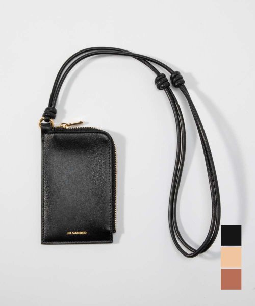 ジルサンダー カードケース レディース JIL SANDER J07UI0004 P4841 ファッション小物 カードホルダー ビジネス レザー ロゴ シンプル ファッション小物