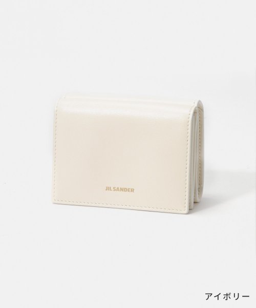 ジルサンダー JIL SANDER J07UI0011 P4840 三つ折り財布 ベビーウォレット メンズ レディース 財布 ミニ財布 コンパクト財布 レザー メンズ 財布 レディース また
