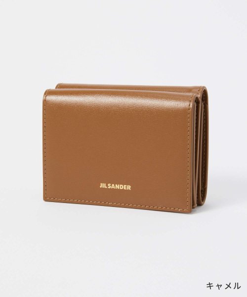 ジルサンダー JIL SANDER J07UI0011 P4840 三つ折り財布 ベビーウォレット メンズ レディース 財布 ミニ財布 コンパクト財布 レザー メンズ 財布 レディース また