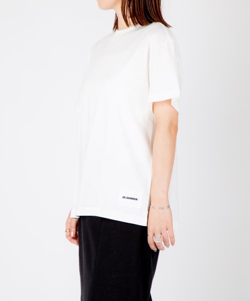 Jil Sander(ジル・サンダー)/ジルサンダー プラス JIL SANDER+ J40GC0001 J45048 Tシャツ メンズ レディース トップス 3枚セット 半袖 ラウンドネック ロゴラ/img08