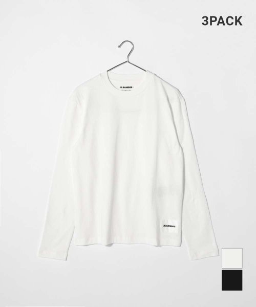 Jil Sander(ジル・サンダー)/JIL SANDER+ Tシャツ J40GC0002 J45048 ジルサンダー プラス レディース トップス 長袖 ロングTシャツ クルーネック カットソー /img01