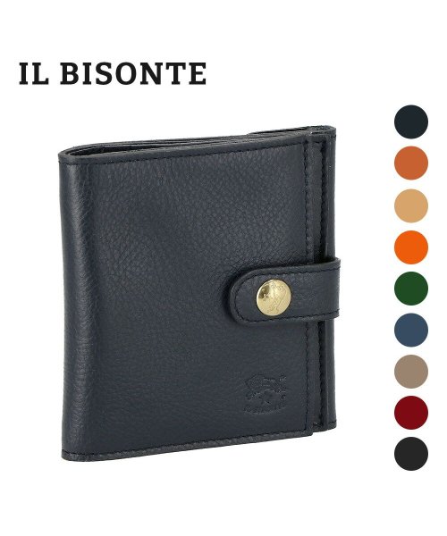 IL BISONTE(イルビゾンテ)/イル ビゾンテ IL BISONTE SBW030 PV0005 PV0004 二つ折り財布 C0955 137 メンズ 財布 ミニ財布 小銭入れ レザー 本革/img01