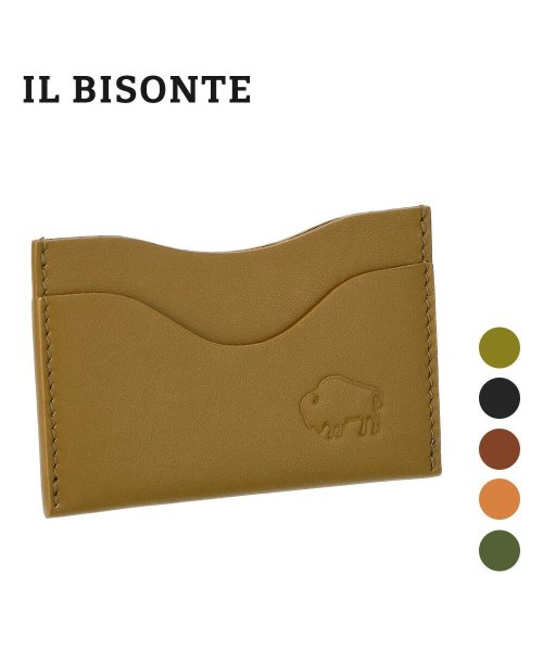 IL BISONTE(イルビゾンテ)/イル ビゾンテ IL BISONTE SCC069 PI0008 PV0011 カードケース メンズ レディース ファッション小物 名刺入れ レザー 本革 ビジ/img01