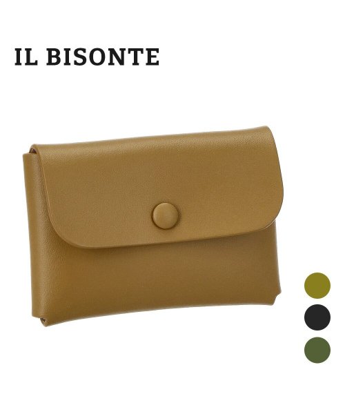 IL BISONTE(イルビゾンテ)/イル ビゾンテ IL BISONTE SCC073 PI0008 PV0011 カードケース メンズ レディース ファッション小物 名刺入れ レザー 本革 ビジ/img01