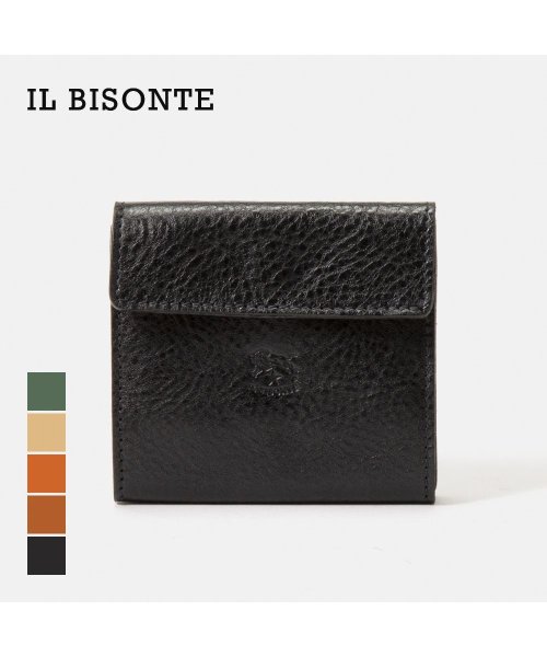 IL BISONTE(イルビゾンテ)/イル ビゾンテ IL BISONTE SMW022 PV0004 二つ折り財布 C0455 レディース 財布 レザー 本革 ミニ財布 小銭入れ ウォレット コン/img01