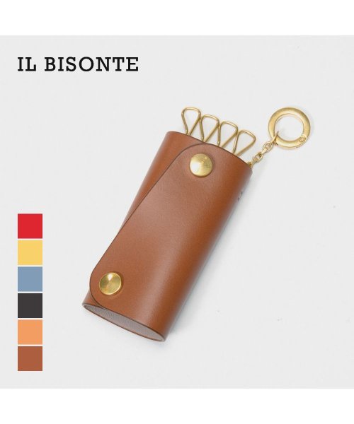 IL BISONTE(イルビゾンテ)/IL BISONTE キーケース SKH115 PV0039 イル ビゾンテ メンズ レディース ファッション小物 4連 レザー シンプル コンパクト スマート/img01