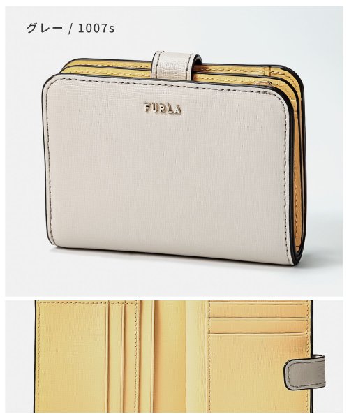 FURLA(フルラ)/フルラ FURLA PCY0UNO B30000 二つ折り財布 レディース 財布 ミニ財布 シンプル コンパクト財布 Sサイズ バビロン BABYLON 無地 /img10