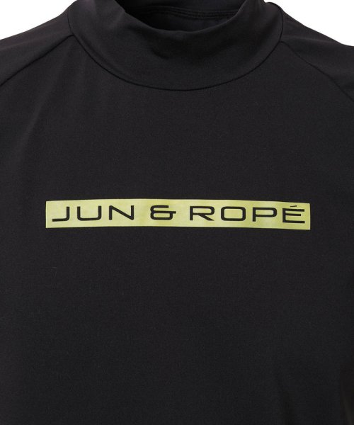 JUN and ROPE(ジュン＆ロペ)/ボックスロゴモックネック半袖プルオーバー/img04