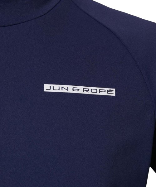 JUN and ROPE(ジュン＆ロペ)/【UV】【防透】【接触冷感】バックロゴ半袖モックネックプルオーバー/img07