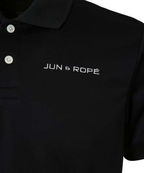 JUN and ROPE(ジュン＆ロペ)/【吸水速乾】【UV】ロゴ入りベーシック半袖ポロシャツ/img09
