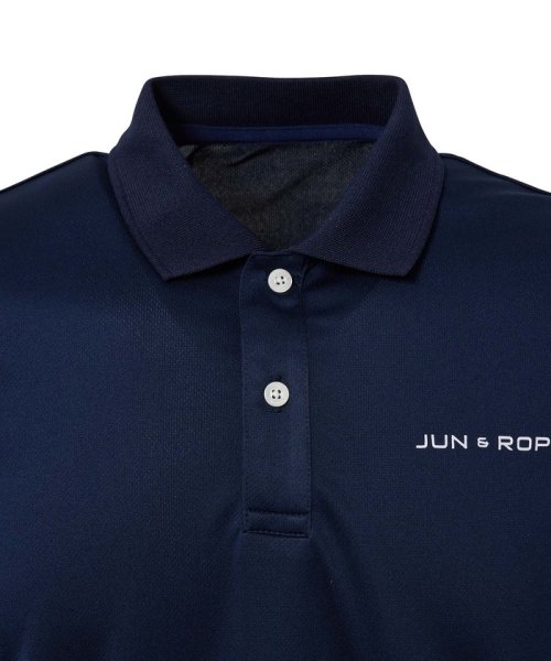 JUN and ROPE(ジュン＆ロペ)/【UV】【吸水速乾】ベーシックロゴ半袖ポロシャツ/img03