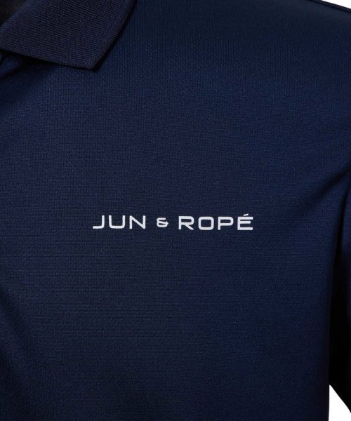 JUN and ROPE(ジュン＆ロペ)/【UV】【吸水速乾】ベーシックロゴ半袖ポロシャツ/img04
