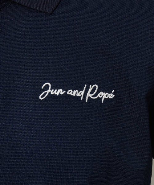 JUN and ROPE(ジュン＆ロペ)/【吸水速乾】ベア鹿の子半袖ポロシャツ/img04