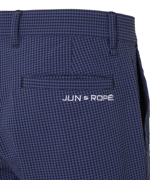 JUN and ROPE(ジュン＆ロペ)/【吸水速乾】ギンガムサッカー柄ショートパンツ/img03