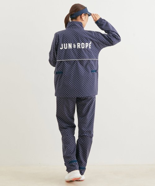 JUN and ROPE(ジュン＆ロペ)/【耐水圧】【透湿性】袖取り外し2WAYレインブルゾン/img05
