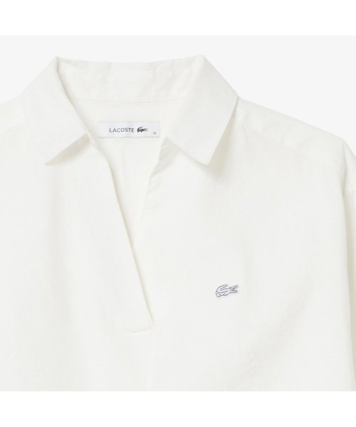 LACOSTE(ラコステ)/リネンコットンスキッパーネックシャツ/img14