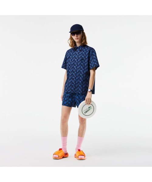 LACOSTE Mens(ラコステ　メンズ)/トーナルカラーリング総柄シャツ/img06