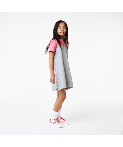 LACOSTE KIDS(ラコステ　キッズ)/GIRLS グラフィックプリントフーディードレス/img01