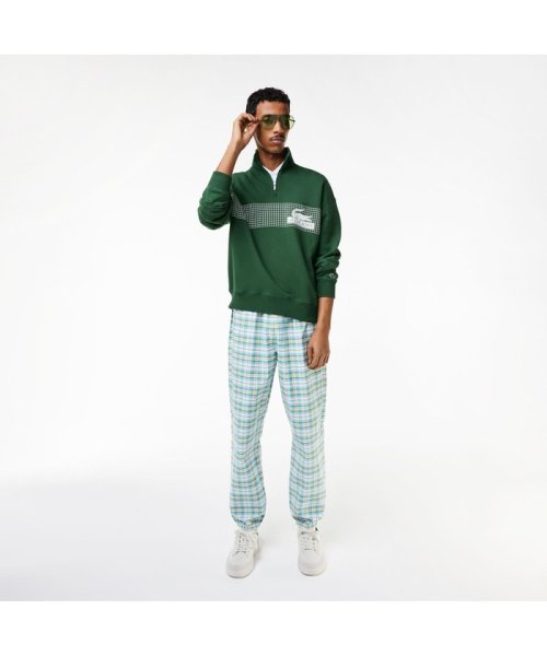 LACOSTE Mens(ラコステ　メンズ)/クラシックプリントハーフジップスウェット/img02