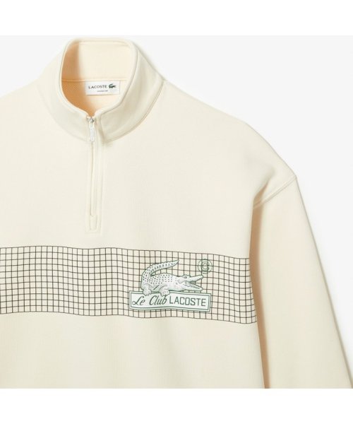 LACOSTE Mens(ラコステ　メンズ)/クラシックプリントハーフジップスウェット/img11