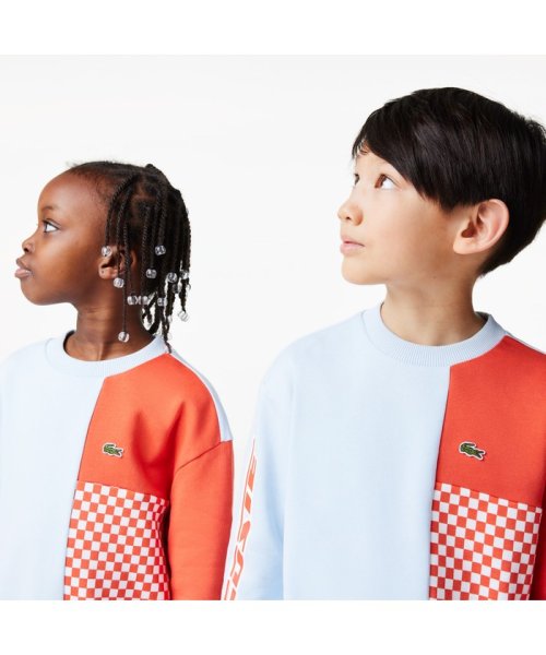 LACOSTE KIDS(ラコステ　キッズ)/BOYS アシンメトリーカラーブロッククルーネックスウェット/img01