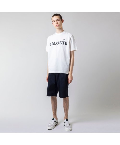 LACOSTE Mens(ラコステ　メンズ)/ヘビーウェイトブランドネーム ラバープリント ロゴ半袖Tシャツ/img04