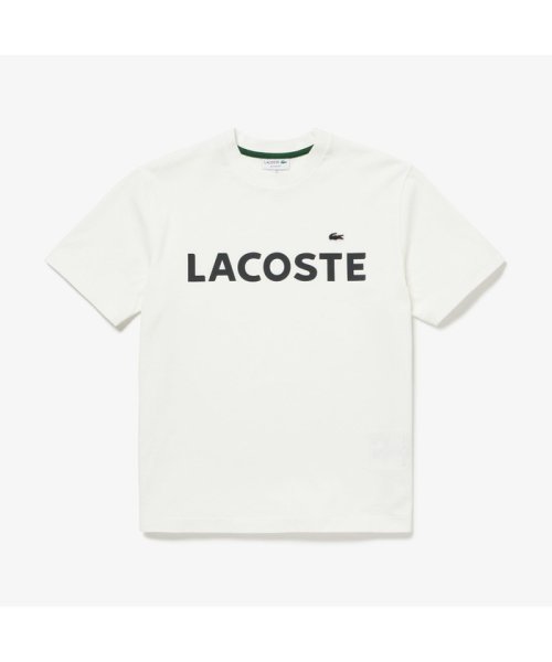 LACOSTE Mens(ラコステ　メンズ)/ヘビーウェイトブランドネーム ラバープリント ロゴ半袖Tシャツ/img05