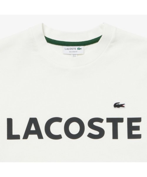 LACOSTE Mens(ラコステ　メンズ)/ヘビーウェイトブランドネーム ラバープリント ロゴ半袖Tシャツ/img06