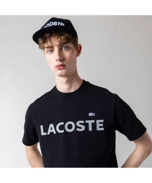 LACOSTE Mens(ラコステ　メンズ)/ヘビーウェイトブランドネーム ラバープリント ロゴ半袖Tシャツ/img08