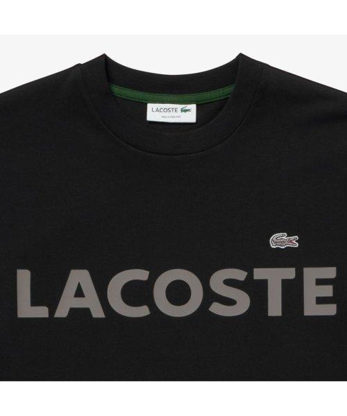 LACOSTE Mens(ラコステ　メンズ)/ヘビーウェイトブランドネーム ラバープリント ロゴ半袖Tシャツ/img13