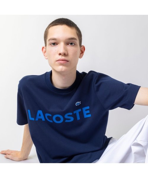 LACOSTE Mens(ラコステ　メンズ)/ヘビーウェイトブランドネーム ラバープリント ロゴ半袖Tシャツ/img14