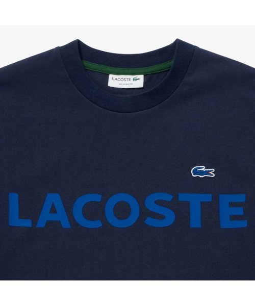 LACOSTE Mens(ラコステ　メンズ)/ヘビーウェイトブランドネーム ラバープリント ロゴ半袖Tシャツ/img19